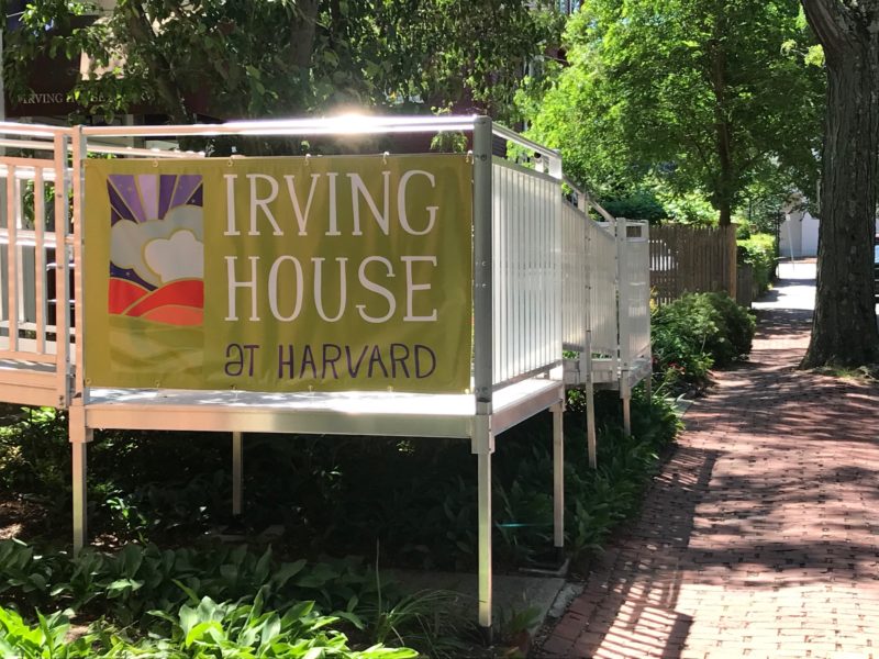 handicap access ramp for our inn in Cambridge Massachusetts
