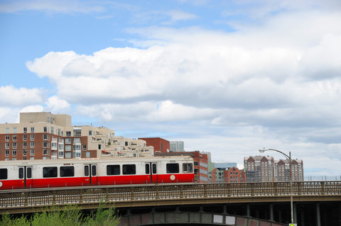 Red line on the bridge