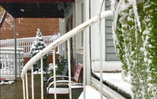 front stairs